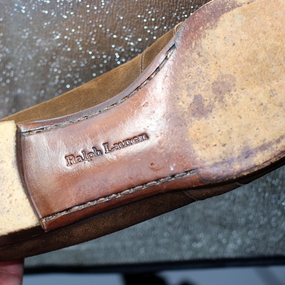 Ralph Lauren Suede Fringe Loafer - Picture 7 of 8